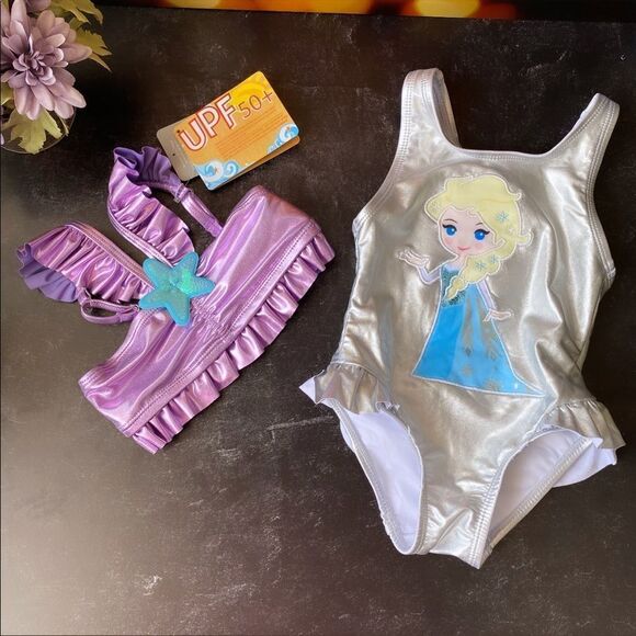 Disney 2pc. Swim Bundle Sz 3M - Picture 1 of 12